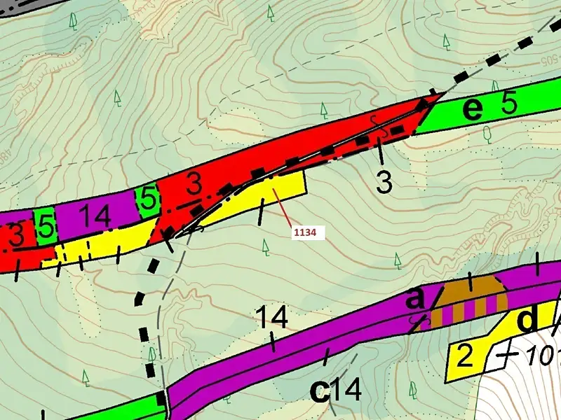 Dražba lesa 1636 m², Jesenice – náhled fotky 3