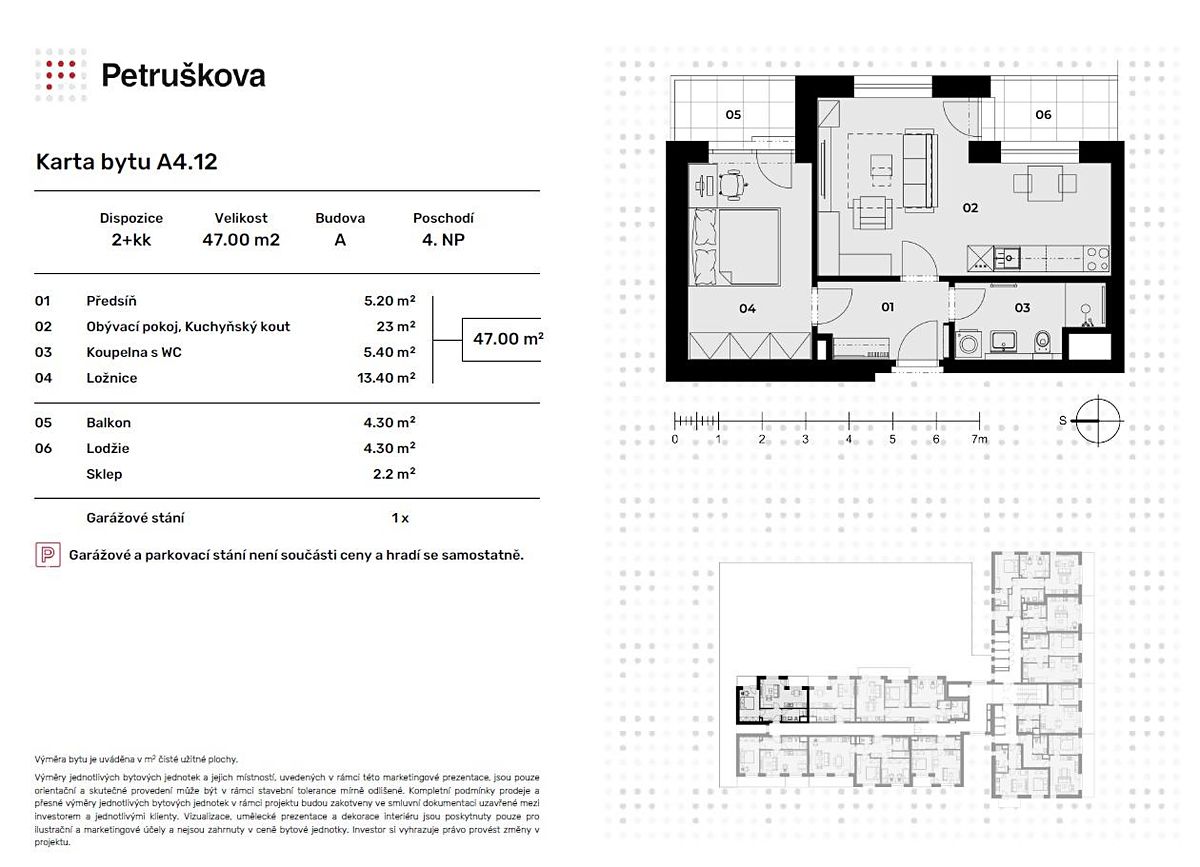 Prodej bytu 2+kk 45 m² – fotografie 4