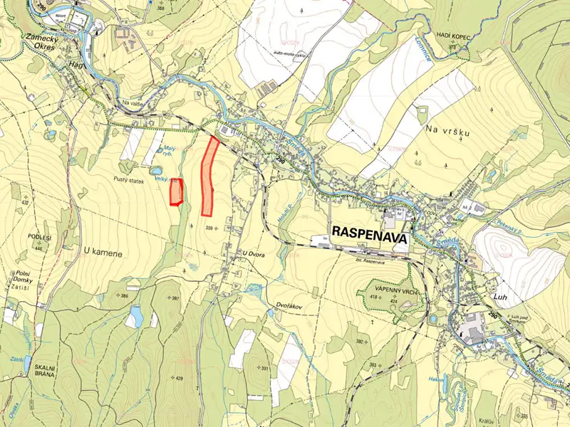 Prodej pole 36862 m², Raspenava – náhled fotky 2