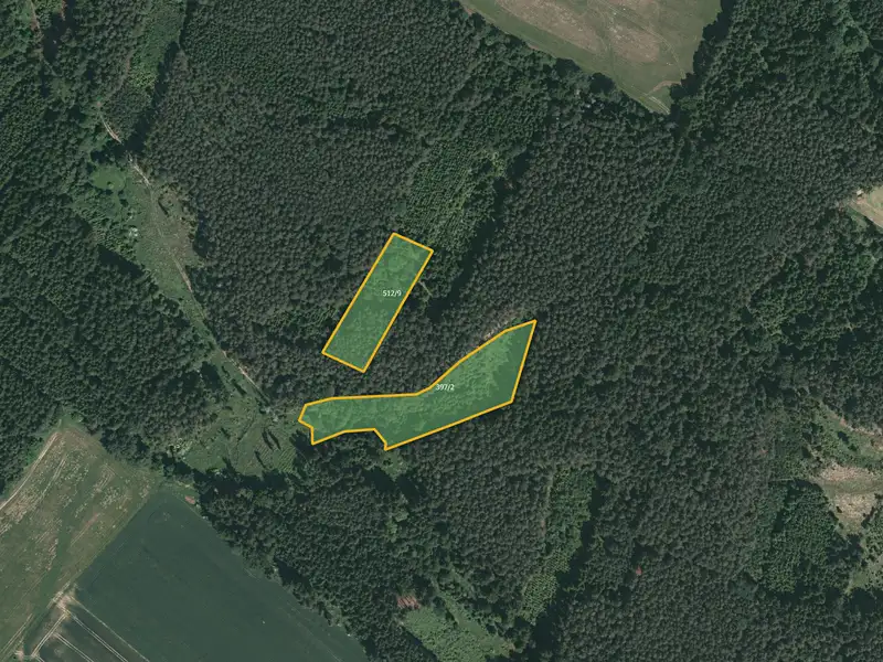 Prodej pole 33894 m², Bečice – náhled fotky 3
