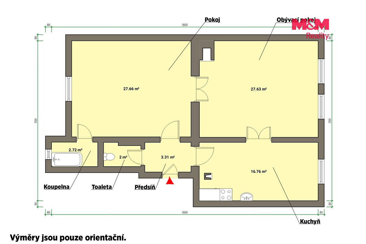 Prodej bytu 2+1 79 m² – fotografie 4