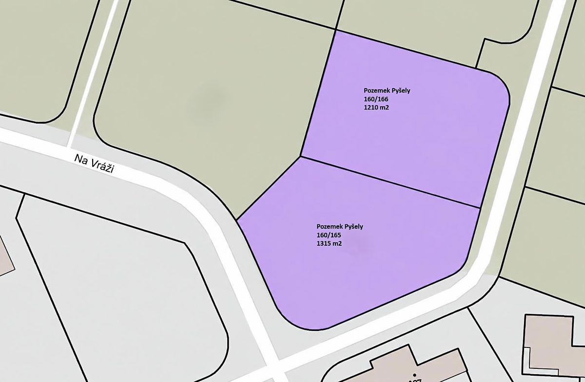 Prodej stavebního pozemku 2525 m²