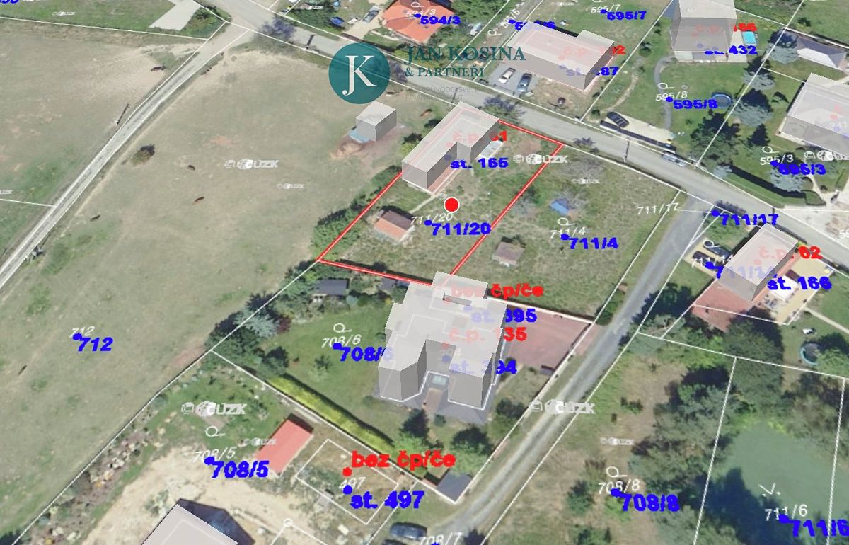 Prodej stavebního pozemku 1633 m² – fotografie 2