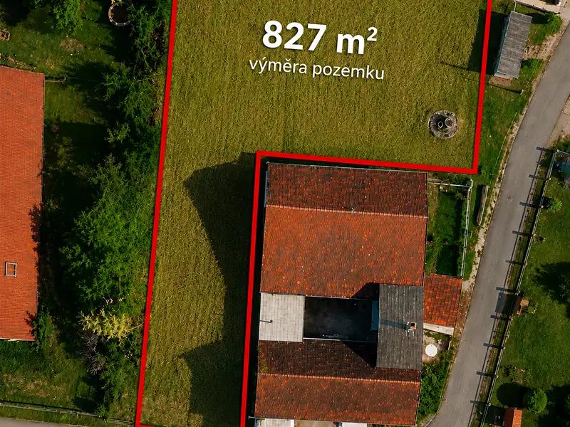 Prodej stavebního pozemku 827 m², Horní Radouň – náhled fotky 3