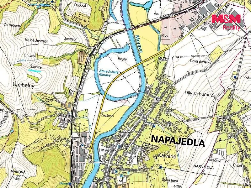 Prodej pole 479 m², Napajedla – náhled fotky 2
