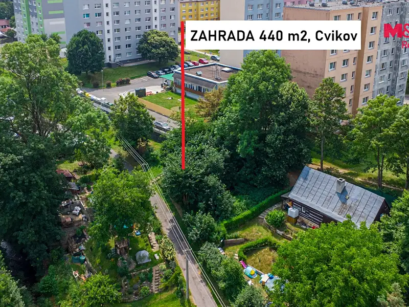 Prodej stavebního pozemku 440 m², Cvikov – náhled fotky 2