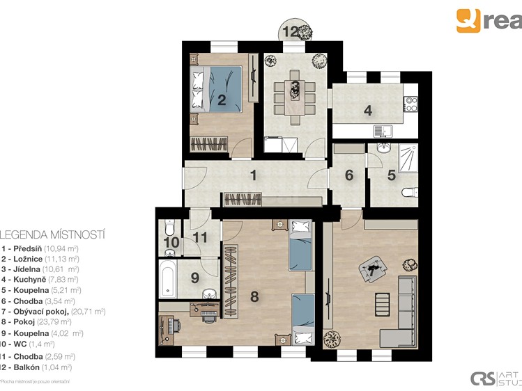 Prodej bytu 3+1, 113 m² (5 z 26)