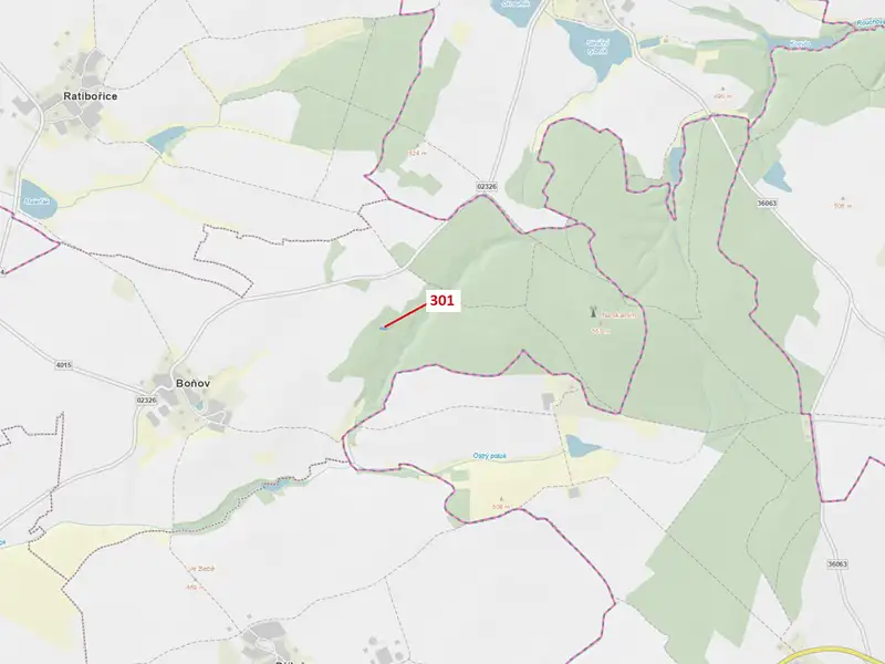 Dražba lesa 579 m², Jaroměřice nad Rokytnou – náhled fotky 1