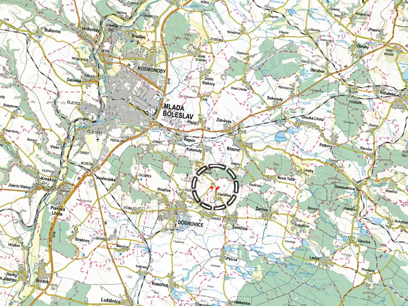 Prodej pole 8700 m², Dobrovice – náhled fotky 3