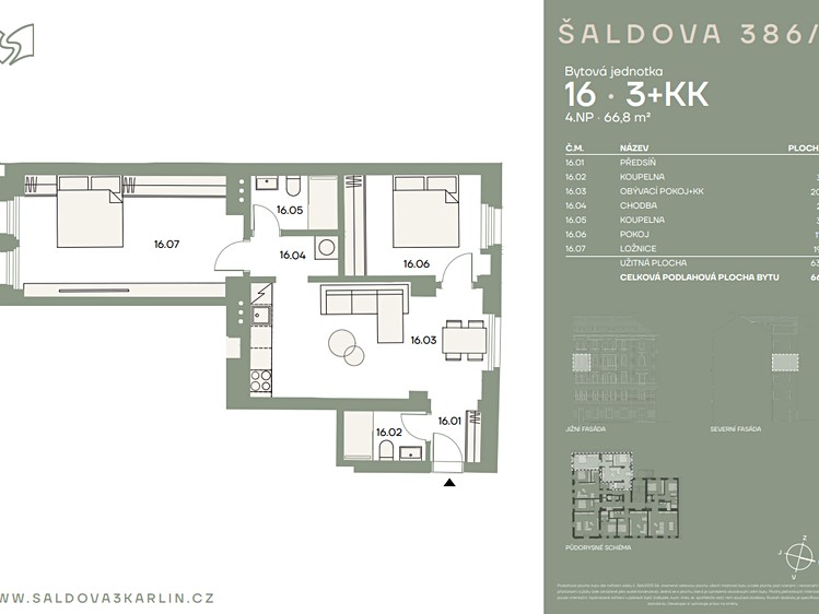 Wohnung 3+kk zum Kauf, 66 m² (10 von 10)