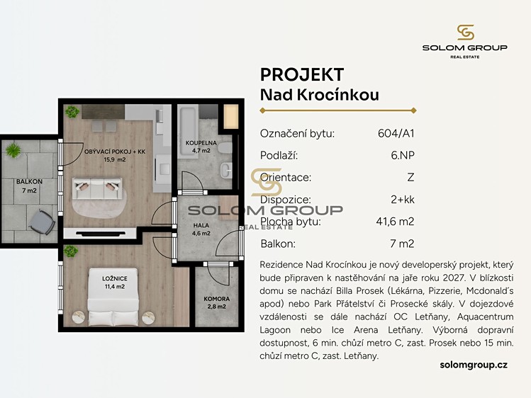 Prodej bytu 2+kk, 48 m² (5 z 9)