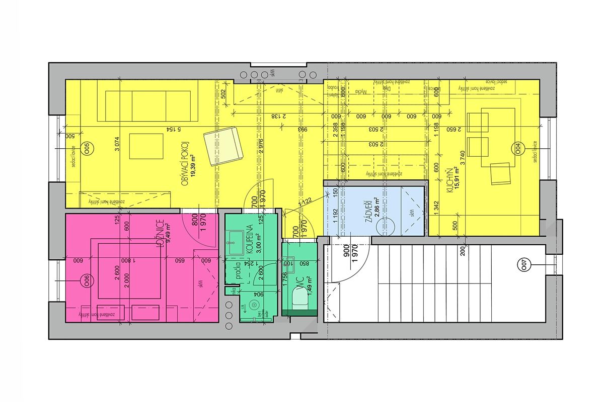 Pronájem bytu 3+kk 70 m² – fotografie 3