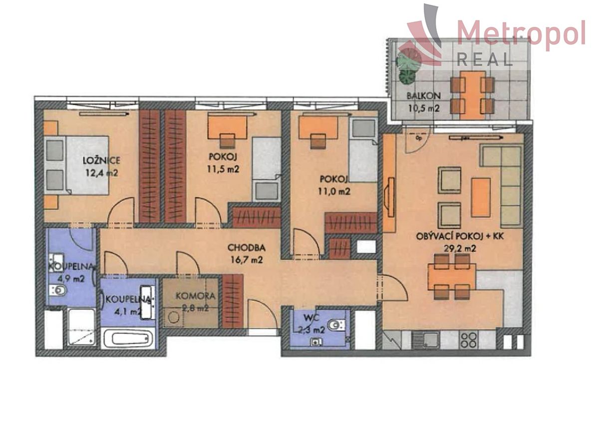 Prodej bytu 4+kk 100 m² – fotografie 2