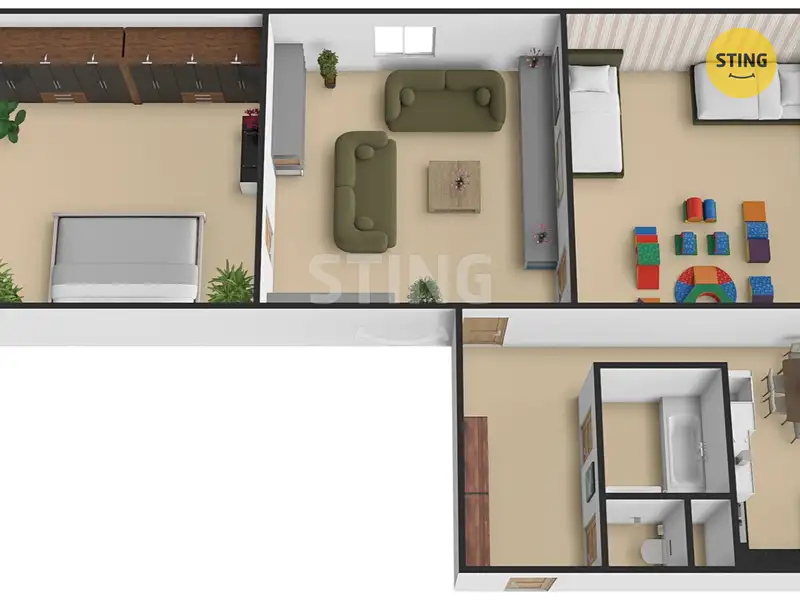 Prodej bytu 3+1 53 m², Přerov – náhled fotky 3