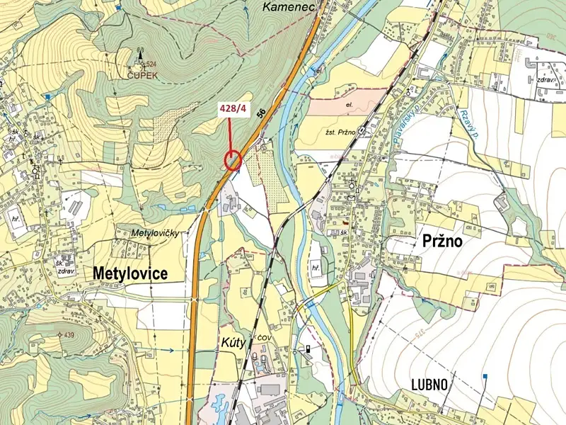 Dražba lesa 770 m², Metylovice – náhled fotky 1