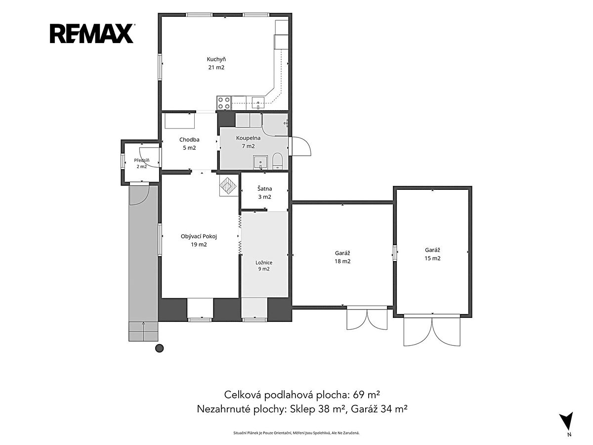 Prodej rodinného domu 69 m², pozemek 989 m² – fotografie 4