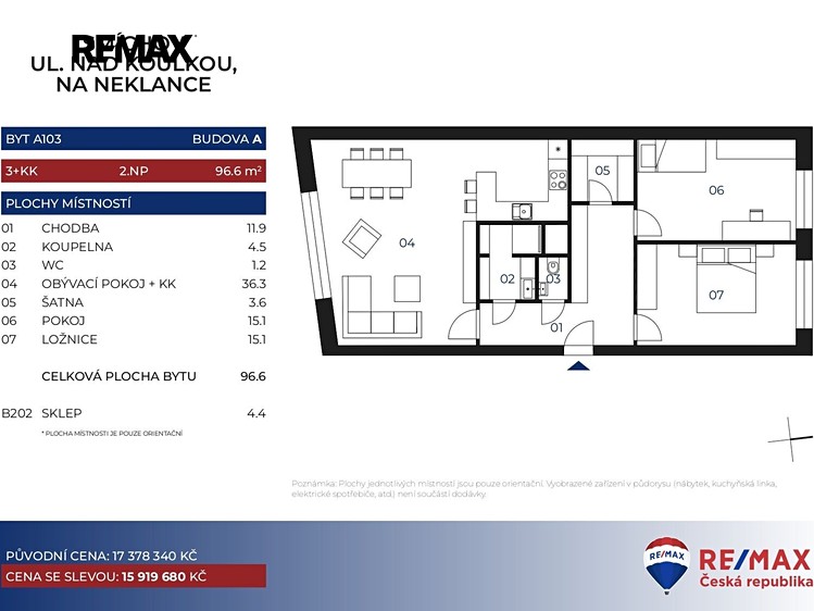 Wohnung 3+kk zum Kauf, 97 m² (3 von 16)