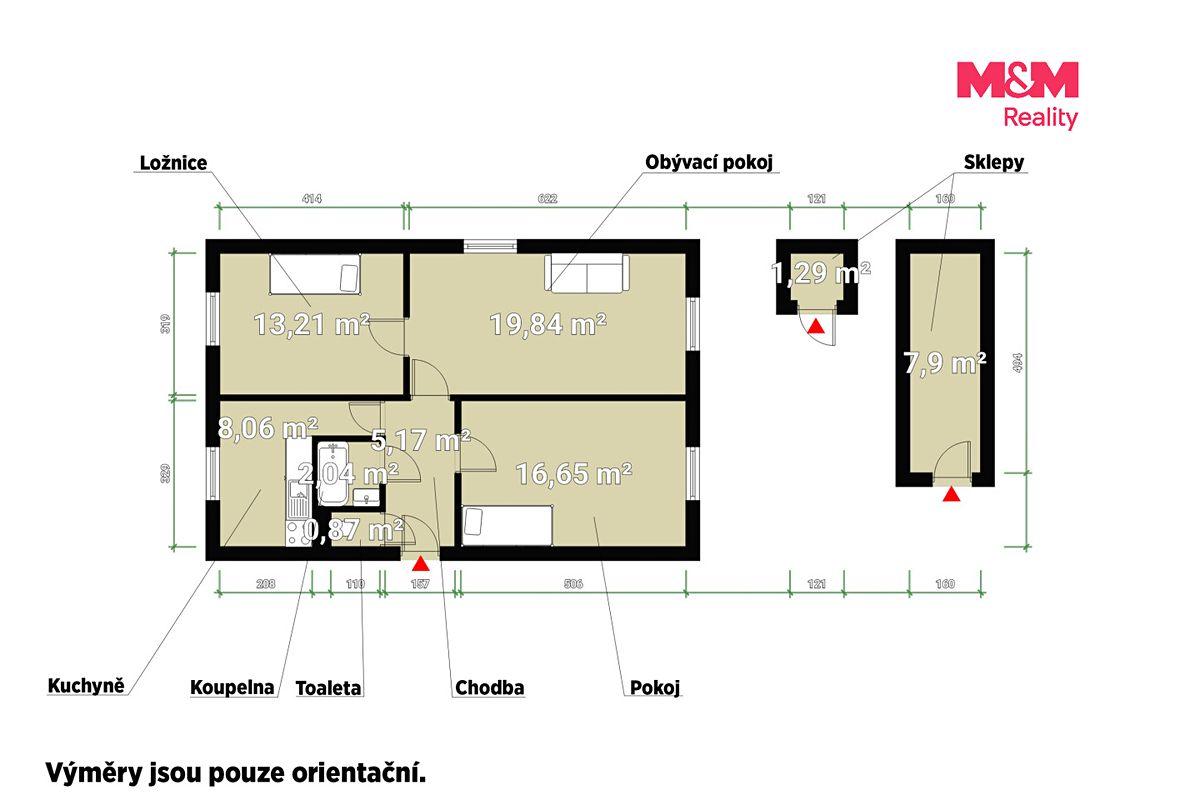 Prodej bytu 3+1 70 m² – fotografie 4