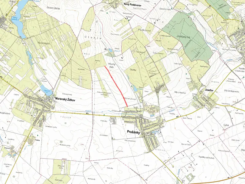 Prodej pole 11877 m², Prušánky – náhled fotky 2