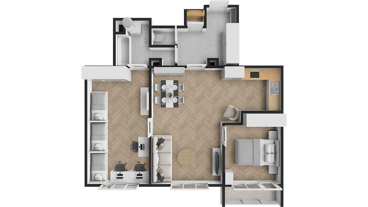 Pronájem bytu 3+kk 86 m² – fotografie 4
