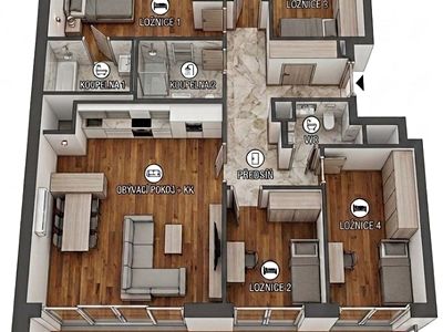Prodej bytu 5+kk 119 m²