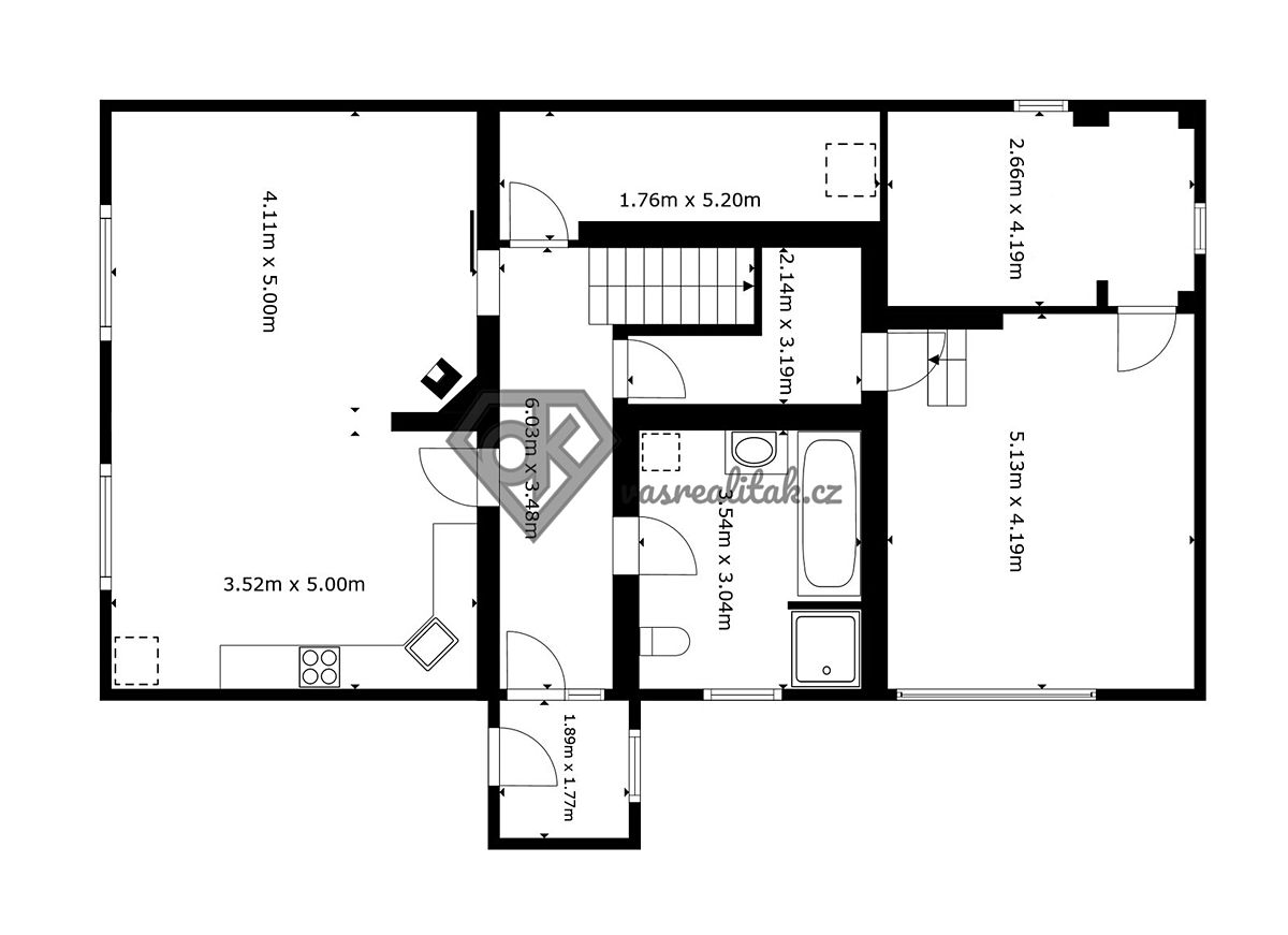 Prodej rodinného domu 201 m², pozemek 602 m² – fotografie 3