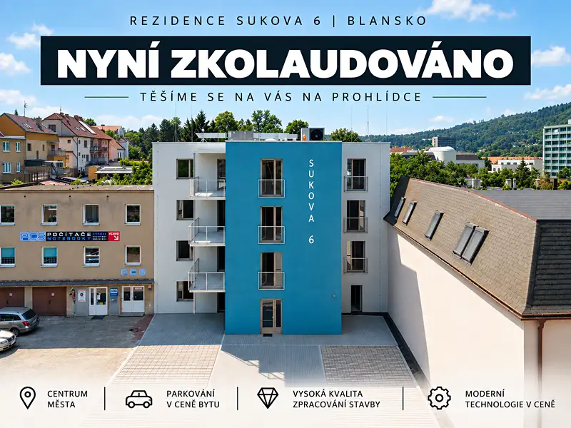 Prodej bytu 4+kk 87 m², Sukova, Blansko