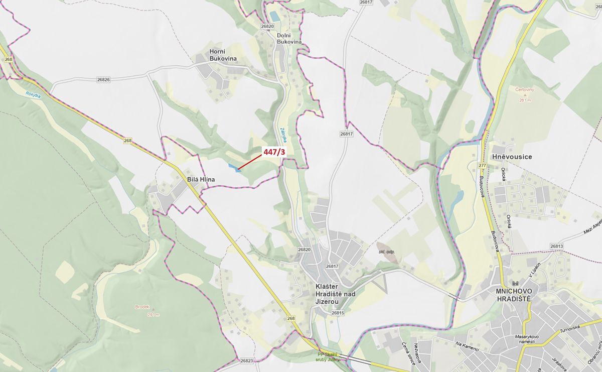 Dražba lesa 2986 m², Horní Bukovina – fotka 1 z 3