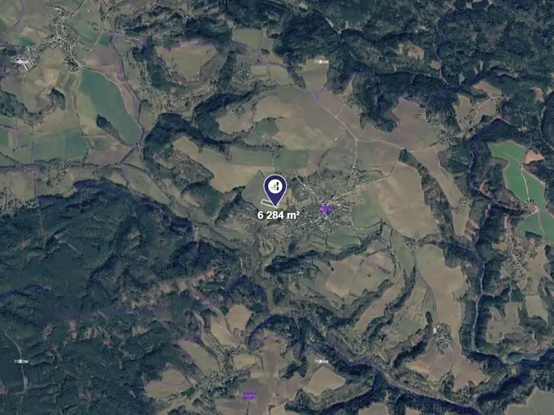 Prodej pole 6284 m², Vyskeř – náhled fotky 2