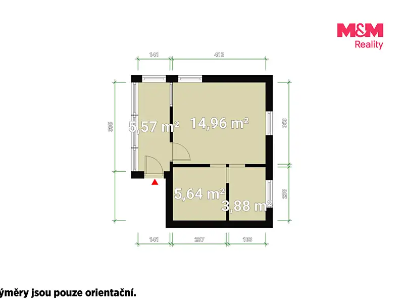 Prodej chaty 30 m², pozemek 520 m², Planá – náhled fotky 2