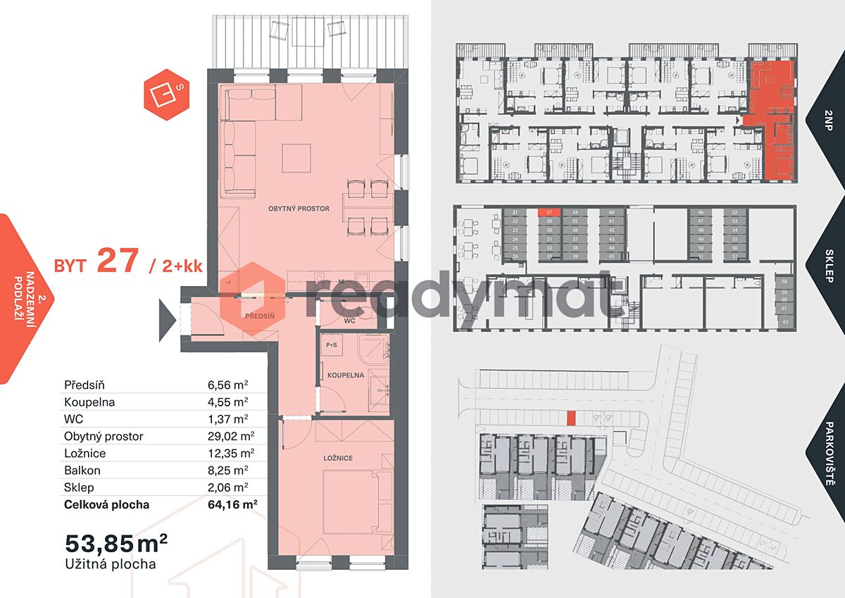 Prodej bytu 2+kk 53 m² – fotografie 3