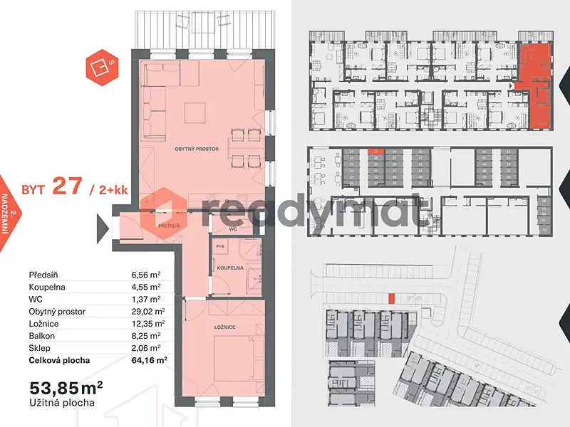 Prodej bytu 2+kk 53 m², Břeclav – náhled fotky 3