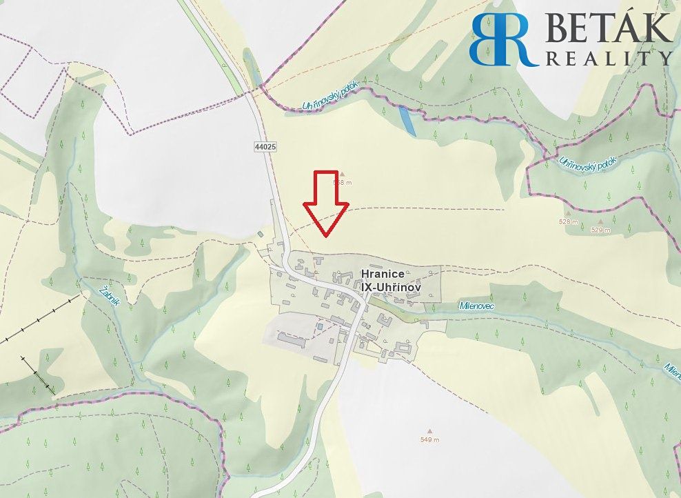 Prodej lesa 30000 m²