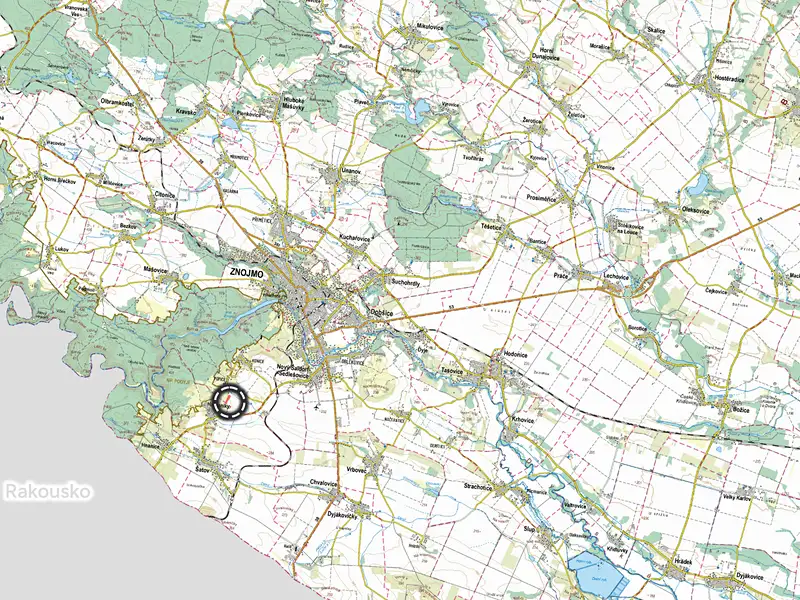 Prodej pole 7141 m², Znojmo – náhled fotky 3