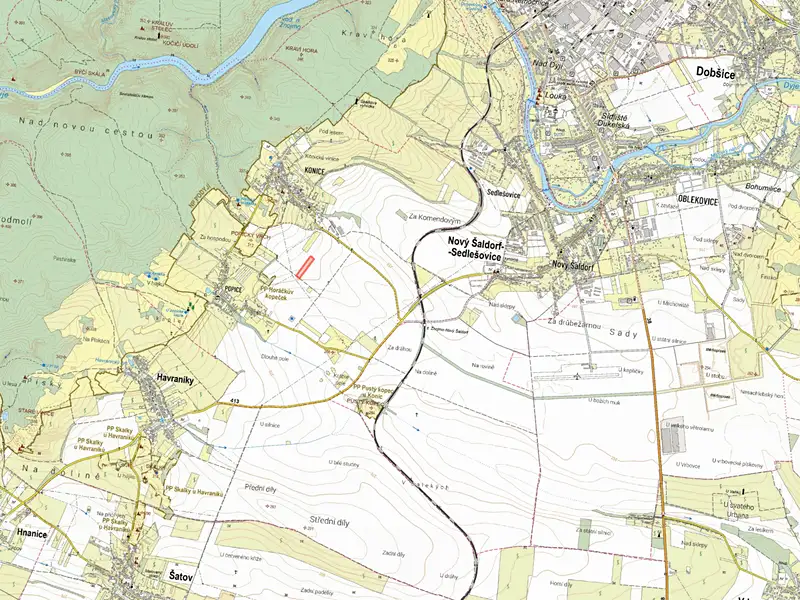 Prodej pole 5390 m², Znojmo – náhled fotky 2
