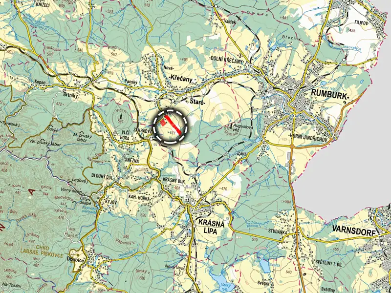 Prodej louky 50106 m², Staré Křečany – náhled fotky 3