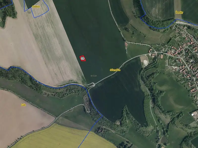Prodej pole 1129 m², Střemošice – náhled fotky 2