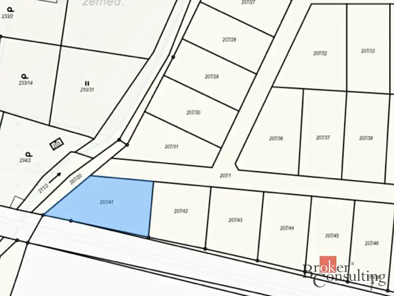 Prodej stavebního pozemku 754 m², Srbice – náhled fotky 2
