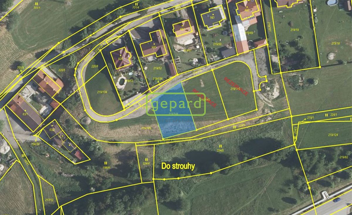 Prodej stavebního pozemku 761 m², Český Krumlov – fotka 1 z 3