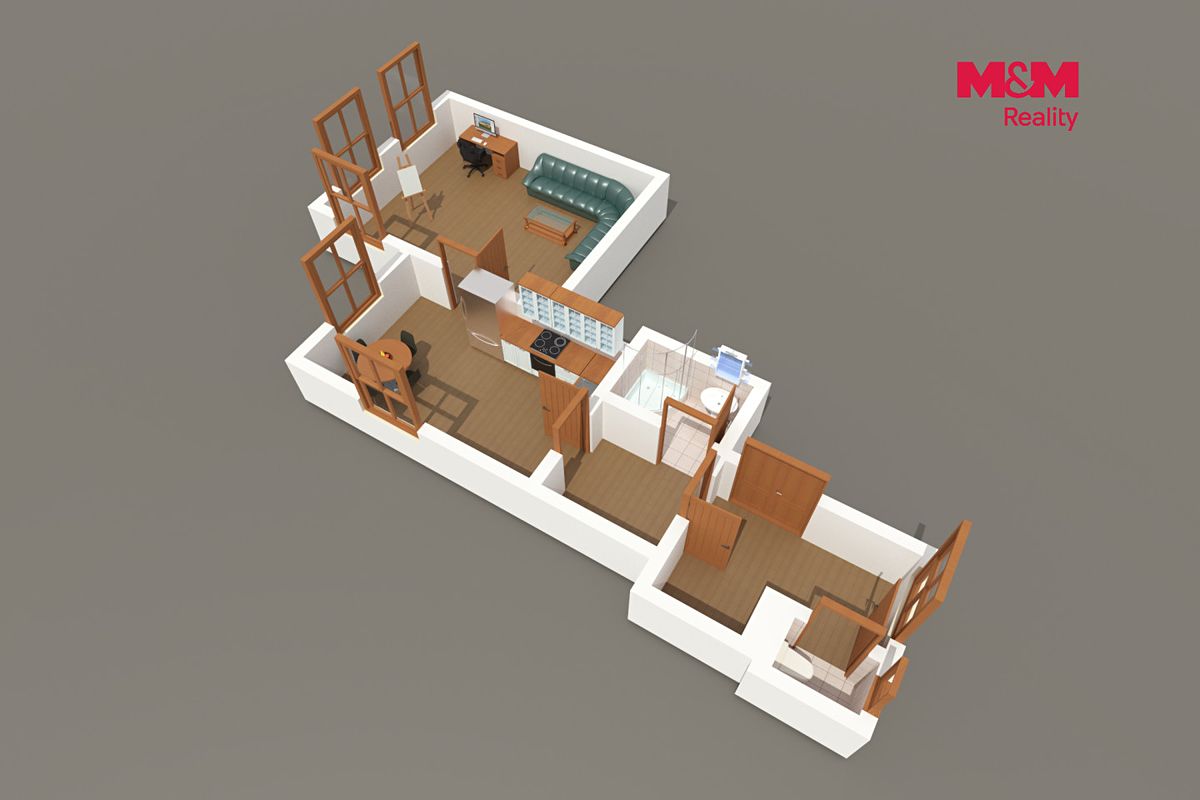 Prodej bytu 2+kk 61 m² – fotografie 3