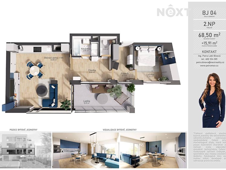Prodej bytu 2+kk, 84 m² (7 z 8)