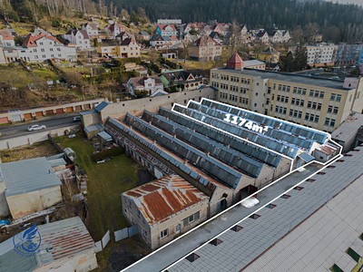 Prodej výrobní haly, prostoru 1 174 m²