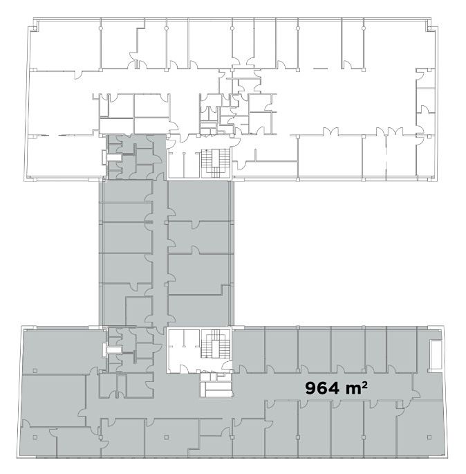 Pronájem kanceláře 200 m² – fotografie 3
