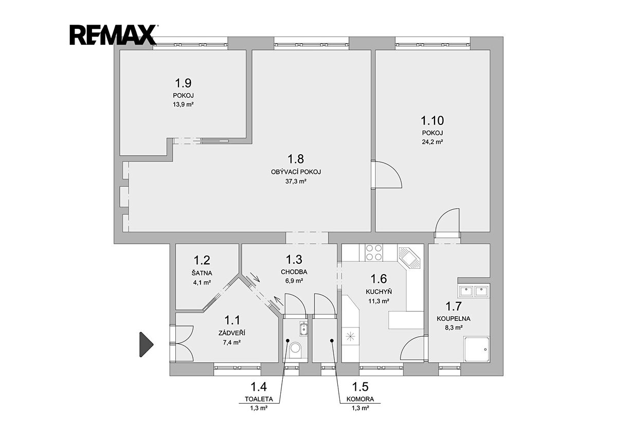 Prodej bytu 3+1 116 m² – fotografie 4