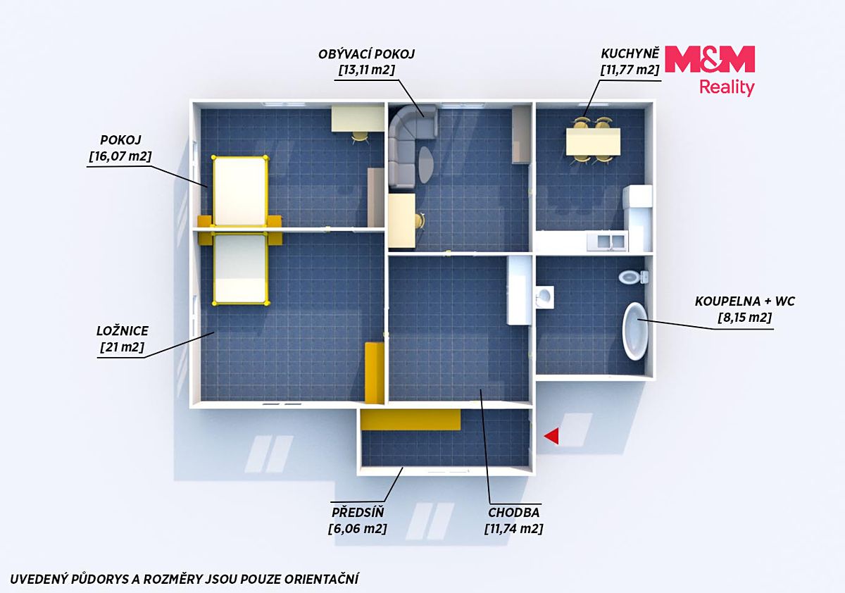 Prodej rodinného domu 89 m², pozemek 2503 m² – fotografie 4