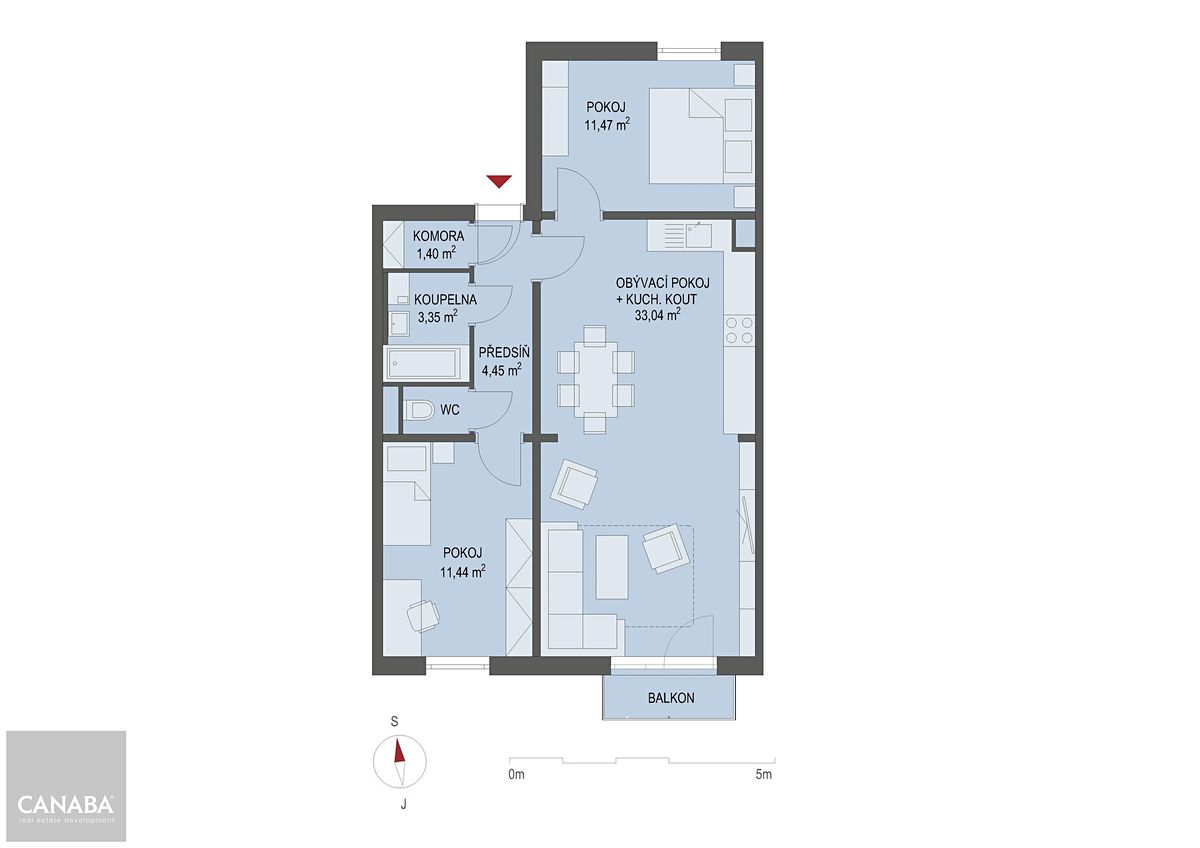 Prodej bytu 3+kk 68 m² – fotografie 5