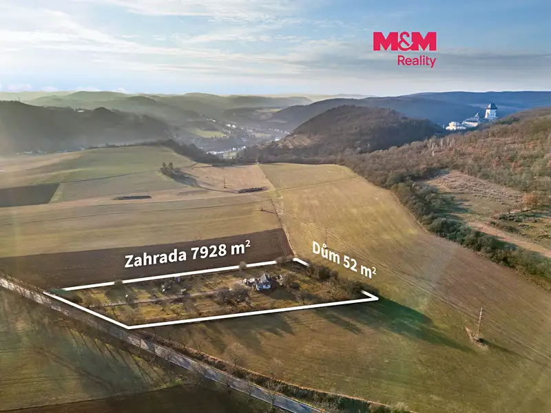 Prodej chaty 52 m², pozemek 7980 m², Hlásná Třebaň – náhled fotky 1