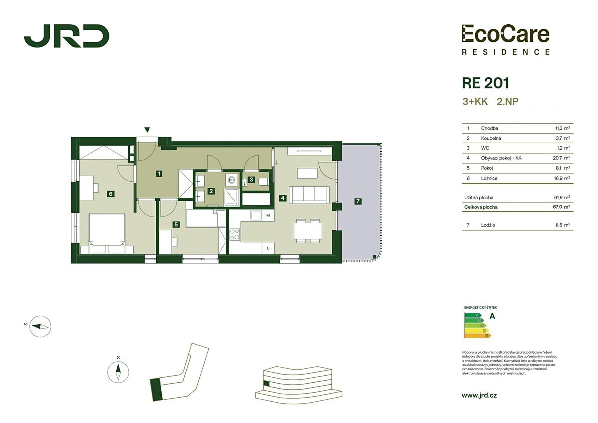 Prodej bytu 3+kk 67 m² – fotografie 2