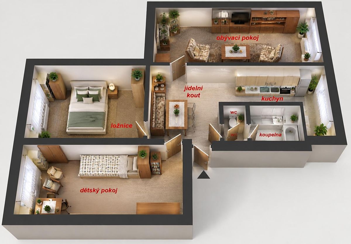 Prodej bytu 3+1 69 m² – fotografie 2