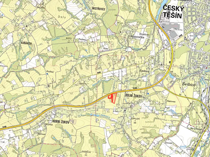 Prodej louky 19365 m², Český Těšín – náhled fotky 2